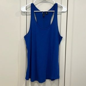 Cynthia Rowley Racerback Tank Top Blue Size:(L)(Buy Now Only) No Offers